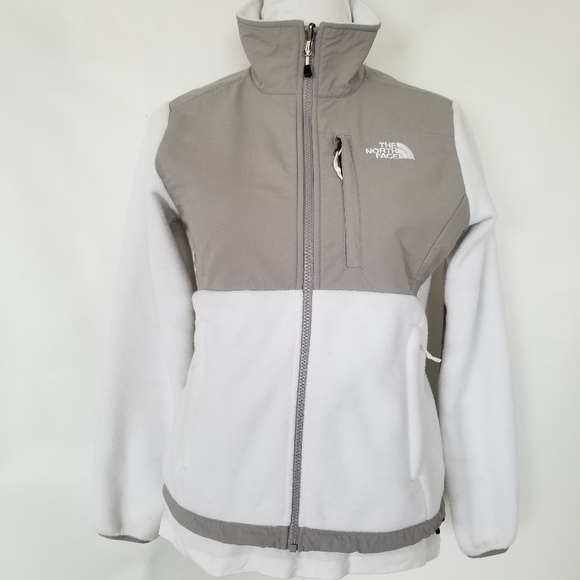 The North Face Iconic Polartec fleece Denali Jacket White XS - Picture 1 of 16
